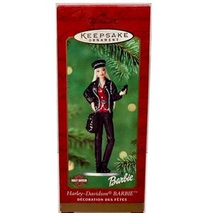 Hallmark Harley Davidson Barbie Christmas Ornament